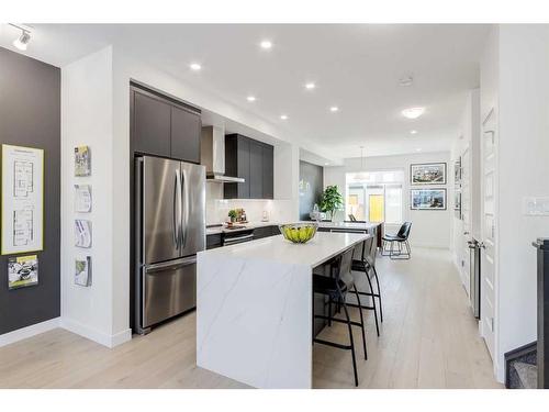 235 South Shore Court, Chestermere, AB - Indoor Photo Showing Kitchen With Stainless Steel Kitchen With Upgraded Kitchen