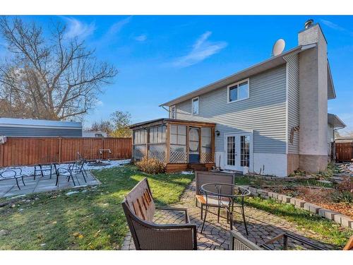 216 Deersaxon Circle Se, Calgary, AB - Outdoor With Deck Patio Veranda