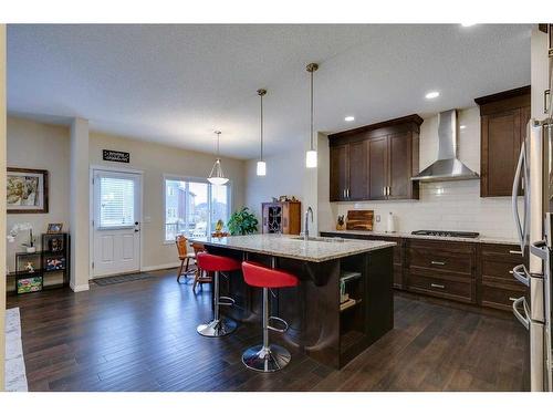 26 Mount Rae Terrace, Okotoks, AB - Indoor Photo Showing Kitchen With Upgraded Kitchen