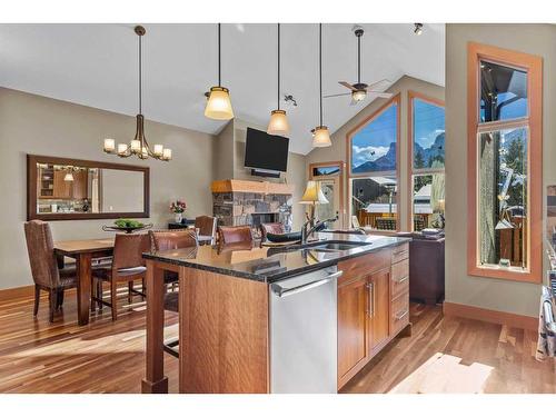 711 3Rd Street, Canmore, AB - Indoor With Fireplace