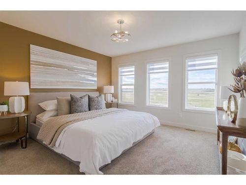 268 Belvedere Drive Se, Calgary, AB - Indoor Photo Showing Bedroom