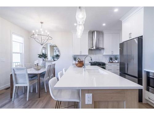 268 Belvedere Drive Se, Calgary, AB - Indoor Photo Showing Dining Room