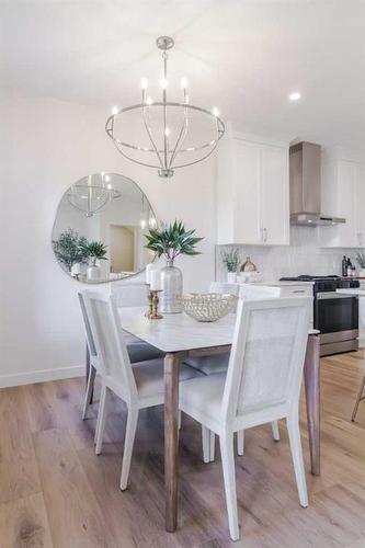 268 Belvedere Drive Se, Calgary, AB - Indoor Photo Showing Dining Room