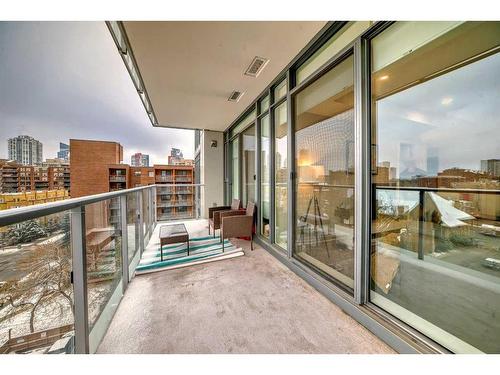 601-930 16 Avenue Sw, Calgary, AB - Outdoor With Balcony With Exterior