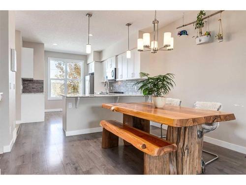 260 Midyard Lane Sw, Airdrie, AB - Indoor Photo Showing Dining Room