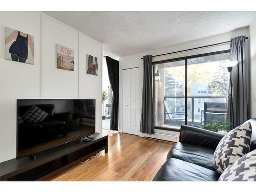 207-2130 17 Street Sw, Calgary, AB - Indoor Photo Showing Living Room