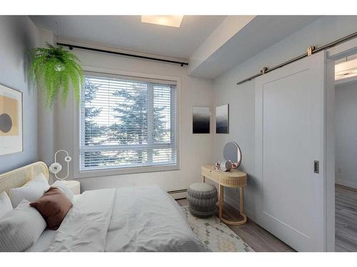 1129-76 Cornerstone Passage Ne, Calgary, AB - Indoor Photo Showing Bedroom