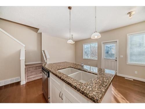 54 Sage Hill Common Nw, Calgary, AB - Indoor Photo Showing Kitchen With Double Sink