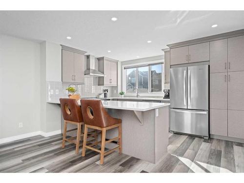 621 Masters Road Se, Calgary, AB - Indoor Photo Showing Kitchen With Stainless Steel Kitchen With Upgraded Kitchen