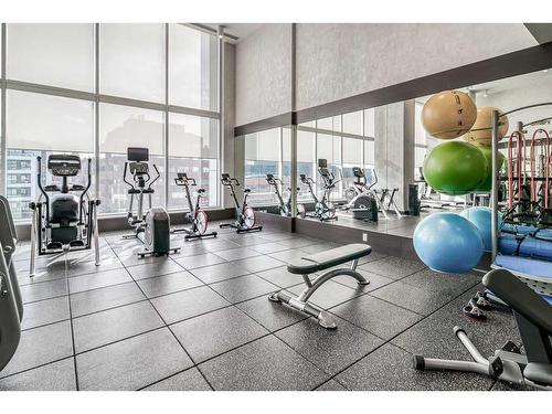 206-930 16 Avenue Sw, Calgary, AB - Indoor Photo Showing Gym Room