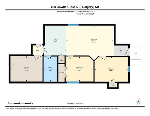 283 Coville Close Ne, Calgary, AB - Outdoor With Deck Patio Veranda