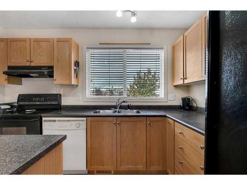 147 Prestwick Court Se, Calgary, AB - Indoor Photo Showing Kitchen With Double Sink