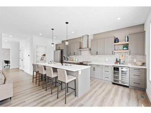 12 Belvedere Terrace Se, Calgary, AB - Indoor Photo Showing Kitchen With Upgraded Kitchen