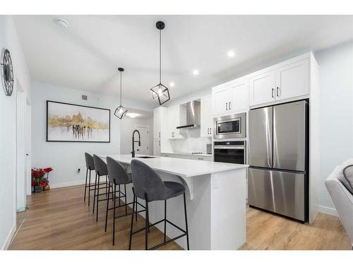 501-30 Sage Hill Walk Nw, Calgary, AB - Indoor Photo Showing Kitchen With Upgraded Kitchen