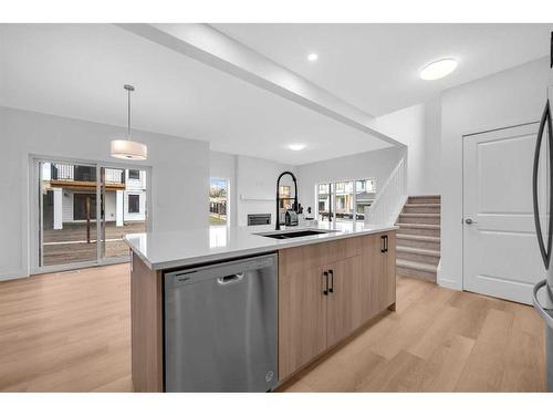 255 Baneberry Way, Airdrie, AB - Indoor Photo Showing Kitchen