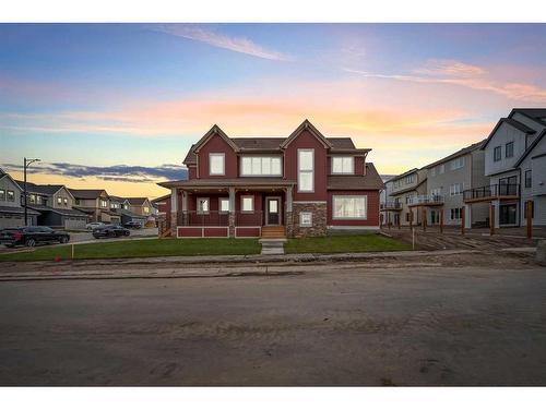 255 Baneberry Way, Airdrie, AB - Outdoor With Facade