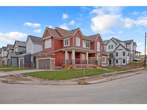 255 Baneberry Way, Airdrie, AB - Outdoor With Facade