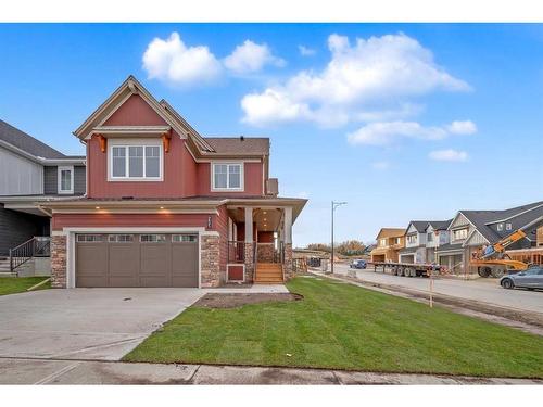 255 Baneberry Way, Airdrie, AB - Outdoor With Facade