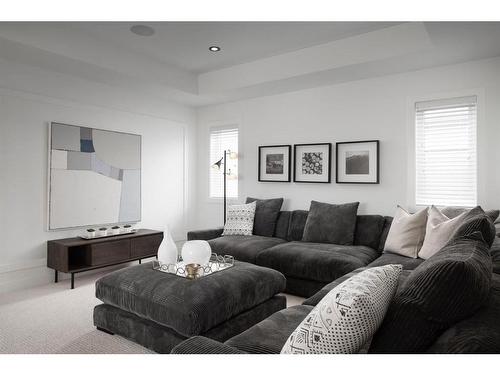 184 Crimson Ridge Place Nw, Calgary, AB - Indoor Photo Showing Living Room