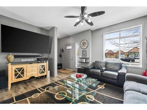 236 Copperstone Cove Se, Calgary, AB - Indoor Photo Showing Living Room