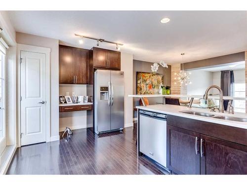 34 Aspen Hills Green Sw, Calgary, AB - Indoor Photo Showing Kitchen With Stainless Steel Kitchen With Double Sink