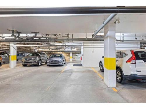 401-10 Auburn Bay Link Se, Calgary, AB - Indoor Photo Showing Garage