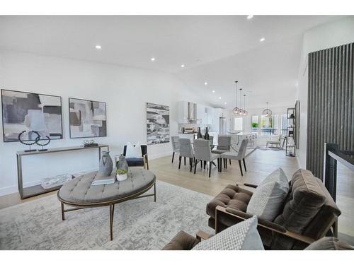 941 West Chestermere Drive, Chestermere, AB - Indoor Photo Showing Living Room