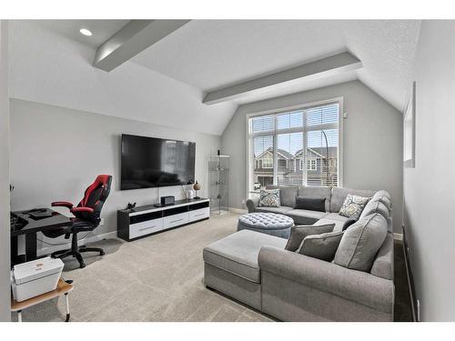 56 Legacy Bay Se, Calgary, AB - Indoor Photo Showing Living Room