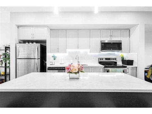 307 Copperstone Manor Se, Calgary, AB - Indoor Photo Showing Kitchen With Stainless Steel Kitchen With Upgraded Kitchen