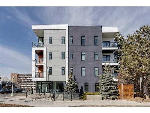 302-2702 17 Avenue Sw, Calgary, AB - Outdoor With Balcony With Facade