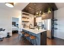 302-2702 17 Avenue Sw, Calgary, AB  - Indoor Photo Showing Kitchen With Stainless Steel Kitchen With Double Sink With Upgraded Kitchen 