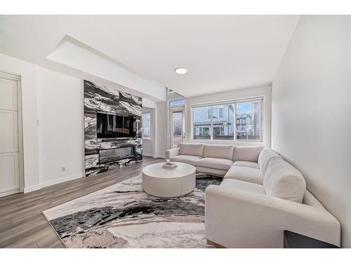 311 Seton Road Se, Calgary, AB - Indoor Photo Showing Living Room