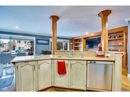 99 Coral Springs Boulevard Ne, Calgary, AB - Indoor Photo Showing Kitchen With Double Sink