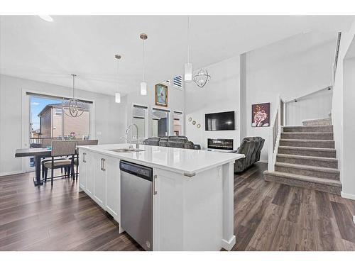 148 Savanna Drive Ne, Calgary, AB - Indoor Photo Showing Kitchen With Upgraded Kitchen