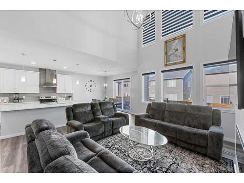 148 Savanna Drive Ne, Calgary, AB - Indoor Photo Showing Living Room