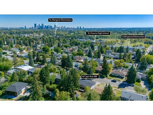 16 Capri Avenue Nw, Calgary, AB - Outdoor With View