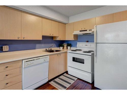 8105-304 Mackenzie Way Sw, Airdrie, AB - Indoor Photo Showing Kitchen