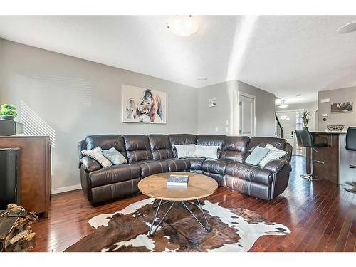 75 Cranford Crescent Se, Calgary, AB - Indoor Photo Showing Living Room