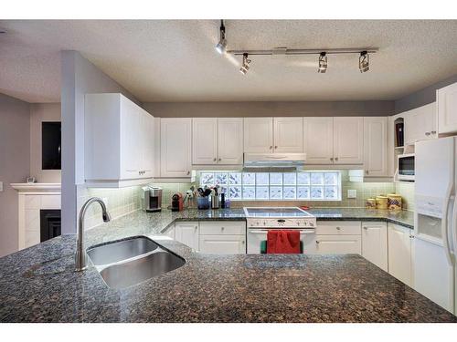 3007 29 Street Sw, Calgary, AB - Indoor Photo Showing Kitchen With Double Sink