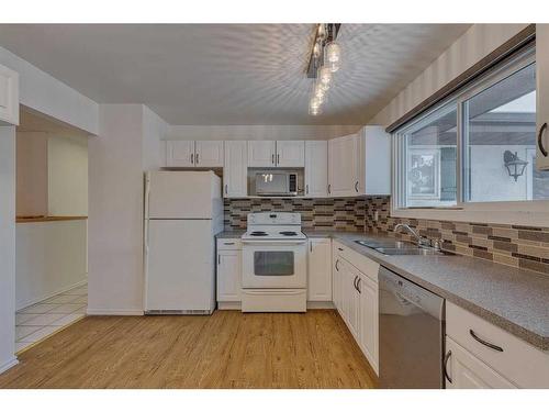 106 Huntham Place Ne, Calgary, AB - Indoor Photo Showing Kitchen With Double Sink