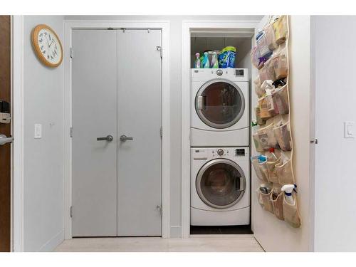 231-222 Riverfront Avenue Sw, Calgary, AB - Indoor Photo Showing Laundry Room