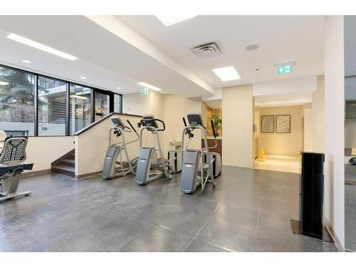 231-222 Riverfront Avenue Sw, Calgary, AB - Indoor Photo Showing Gym Room