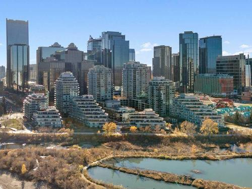 231-222 Riverfront Avenue Sw, Calgary, AB - Outdoor With Body Of Water With View