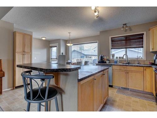 88 Covepark Way Ne, Calgary, AB - Indoor Photo Showing Kitchen With Double Sink