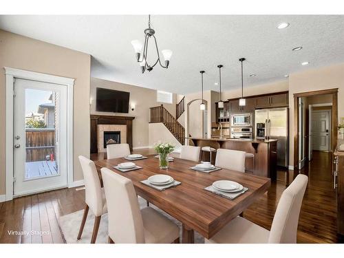 15 Silverado Skies Manor Sw, Calgary, AB - Indoor Photo Showing Dining Room