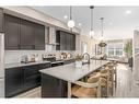 1121 Mahogany Boulevard Se, Calgary, AB  - Indoor Photo Showing Kitchen With Stainless Steel Kitchen With Upgraded Kitchen 