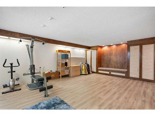 52 Lake Crimson Close Se, Calgary, AB - Indoor Photo Showing Gym Room