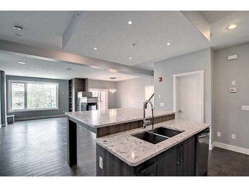 317 15 Avenue Ne, Calgary, AB - Indoor Photo Showing Kitchen With Double Sink