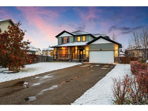 115 Railway Crescent Se, Langdon, AB - Outdoor With Deck Patio Veranda