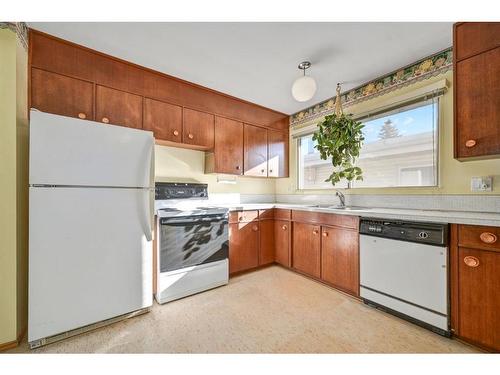 2231 Murphy Road Ne, Calgary, AB - Indoor Photo Showing Kitchen With Double Sink